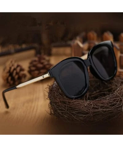 2019 New Fashion New Sunglasses Women Brand Designer Big Frame C5 - C7 - C818YZW9Q0M $11.25 Aviator