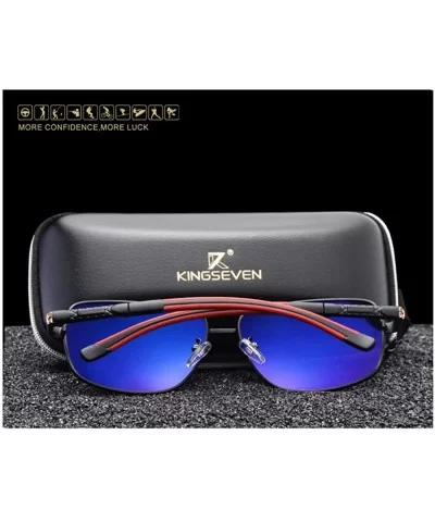 Genuine quality sunglasses fashion for men polarized and UV400 - Gun/Grey - CB18EXG5WHC $37.68 Aviator