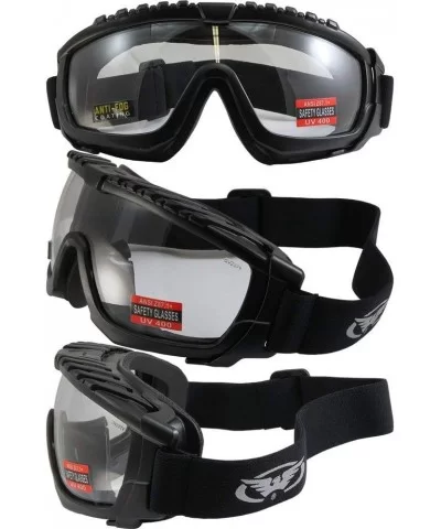 Eyewear Ballistech 1 Safety Glasses with Matte Black Frames and Clear Anti-Fog Lenses - C211Q56CP8Z $23.56 Goggle