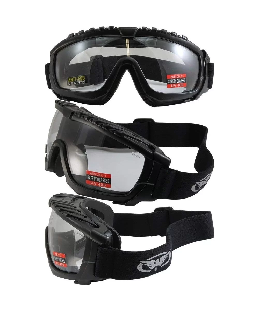 Eyewear Ballistech 1 Safety Glasses with Matte Black Frames and Clear Anti-Fog Lenses - C211Q56CP8Z $23.56 Goggle