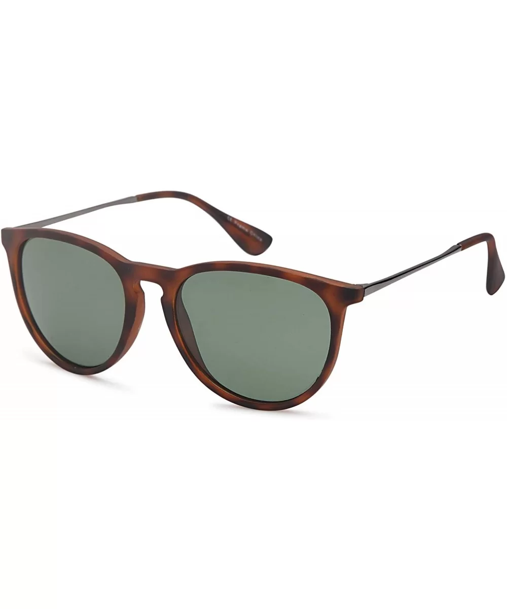 Women's Polarized Sunglasses - Round Retro Mirrored Sunglasses Colors - CW1822YT37U $13.62 Sport