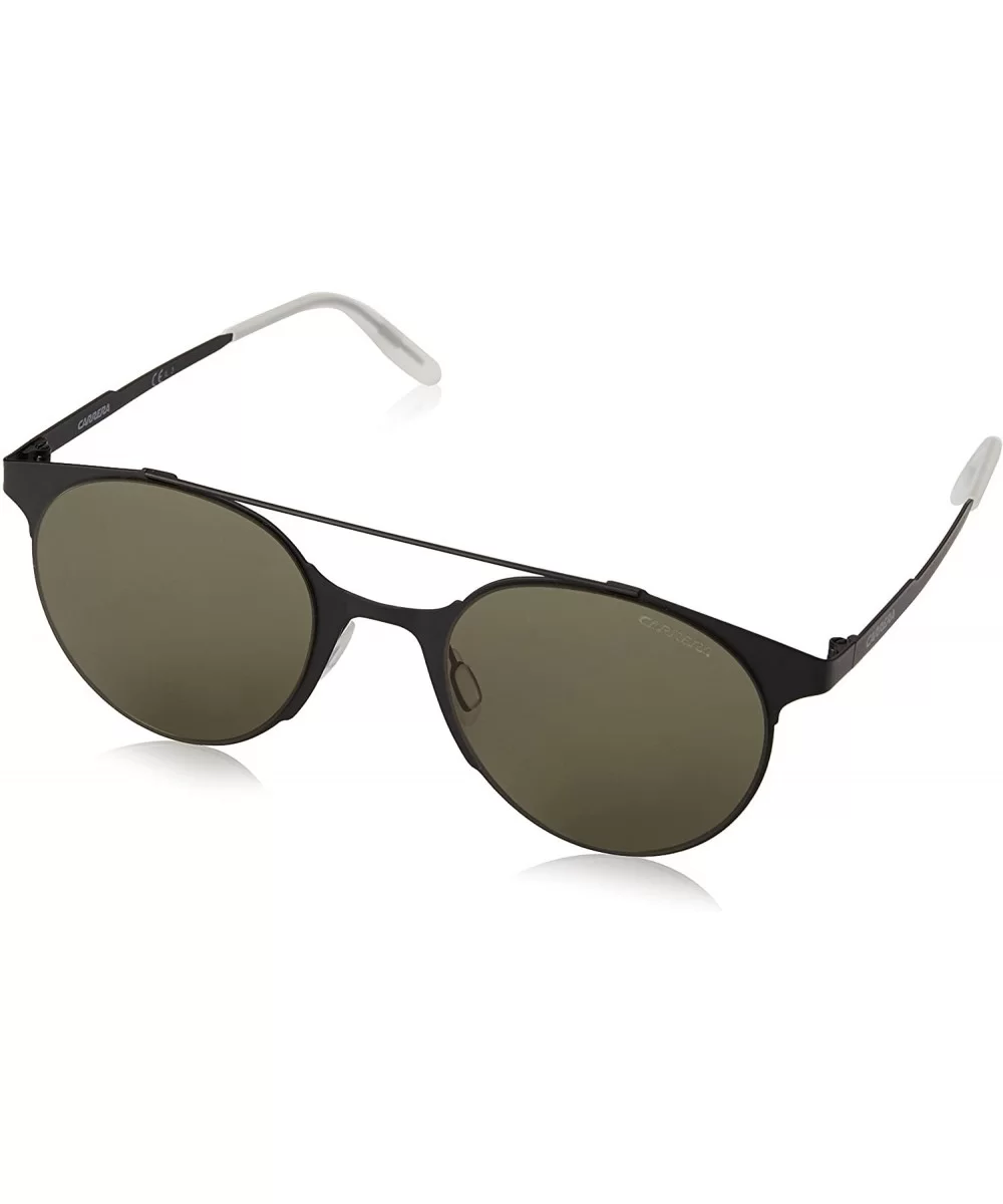 CA115/S Round Sunglasses- Matte Grey/Blue- 50 mm - Matte Black - CE12CLPFFE9 $60.12 Round