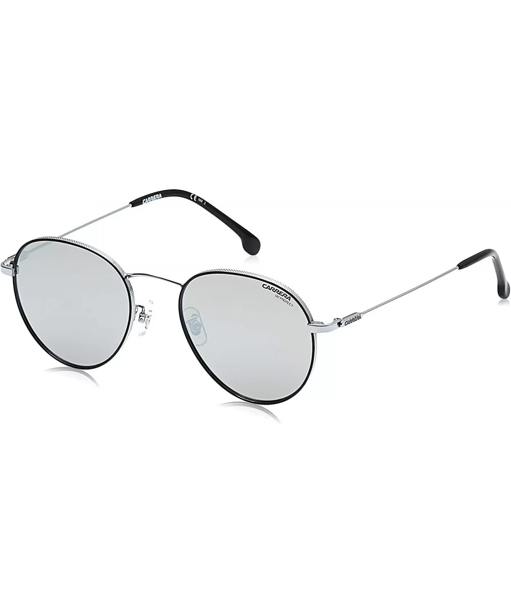 sunglasses 216/G/S 51mm / Unisex/Metal/No Flex/Signature - Palladium Black / T4 Silver Mirror - C318YECNLT4 $85.31 Sport