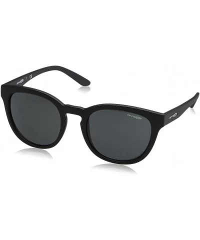 Men's An4230 Cut Back Round Sunglasses - Matte Black/Grey - C912N22M2T6 $66.26 Sport