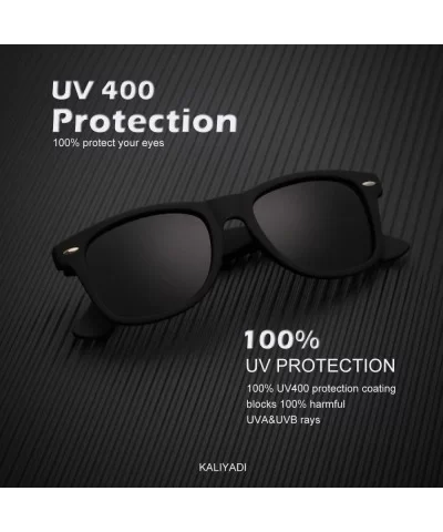 Unisex Polarized Retro Classic Trendy Stylish Sunglasses for Men Women Driving Sun glasses 100% UV Blocking - CV18K45U8U8 $22...