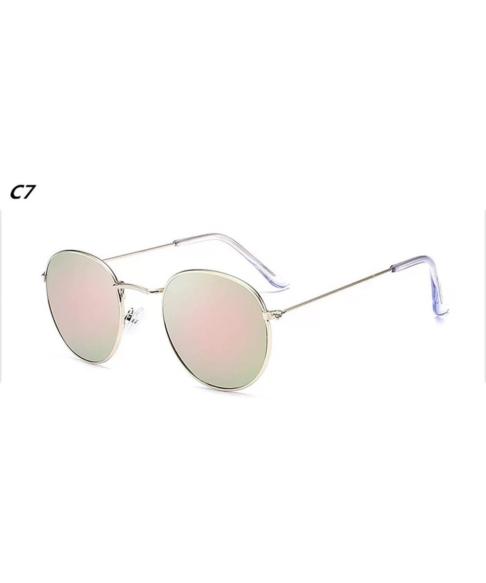 Luxury Sunglasses Women/Men Brand Designer Glasses Lady Oval Sun Small Metal Frame Oculos De Sol Gafas - C7 - CB197A2CLWX $44...