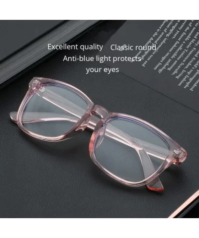 Various Blocking Glasses Eyeglasses Computer - Black-white-pink - C91992MCKWT $24.18 Aviator