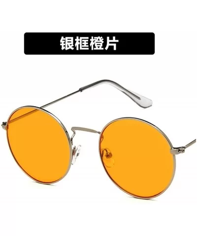 Street Beat Lady Small Round Sunglasses Men Women Retro Metal Frame Eye Vintage Tiny Female Sun Glasses - 1 - CU198ZO4WI7 $56...