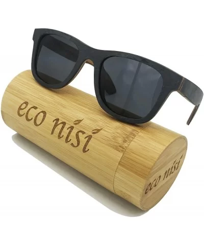 Bamboo Oak Wood Stone Sunglasses with Bamboo Case - CG192QOQG70 $66.78 Oval