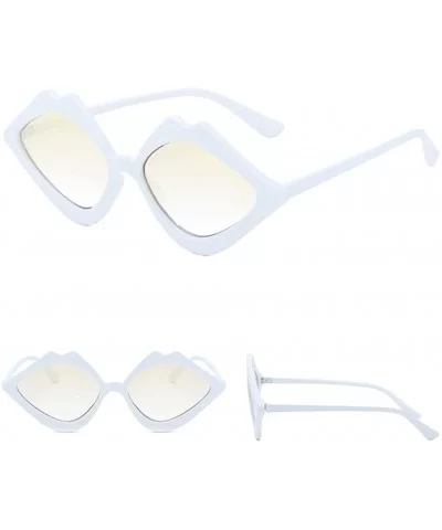 Women Vintage Inspired Half Tinted Frame Clear Lens Cat Eye Glasses - B - C518Q69GZ5E $12.04 Rimless