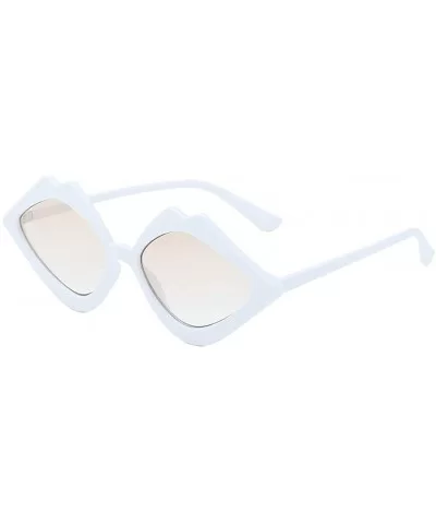 Women Vintage Inspired Half Tinted Frame Clear Lens Cat Eye Glasses - B - C518Q69GZ5E $12.04 Rimless