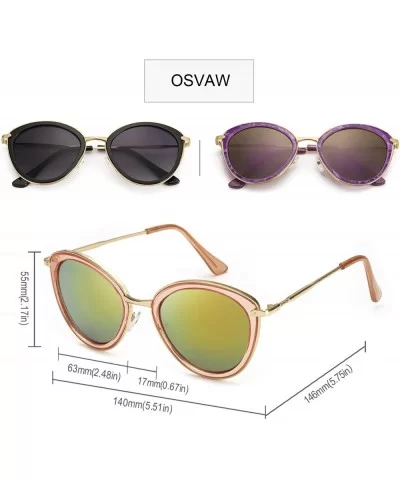 Women Sunglasses Cat eyes Oversized Sun glasses - 100% UVA UVB Protection Sunglasses for Driving - C118WWK8DCM $36.53 Oversized