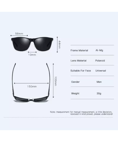 Polarizing sunglasses - Al-Mg driving glasses - sunglasses - outdoor sports cycling glasses - B - CE18Q6ZMWQM $54.42 Sport