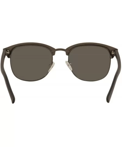 N4622SP N/4622/SP 005 Mt Black/Gunmetal Square Polarized Sunglasses 53mm - CX182GC6CS0 $60.28 Square