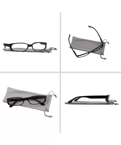 Reading Glasses Men Women Dura Tight - 2 Black Tortoise Red - C21889YDZC6 $28.20 Rectangular