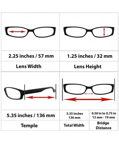 Reading Glasses Men Women Dura Tight - 2 Black Tortoise Red - C21889YDZC6 $28.20 Rectangular