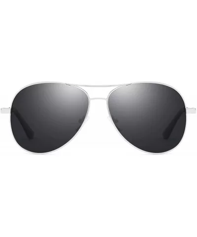 Polarized Aviator Sunglasses for Men Women UV400 Protection Metal With Spring Hinge Adult Sunglasses VC1018 - C018EZL92KO $13...