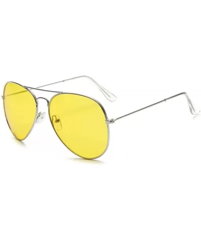 Sunglasses colorful two-color Sunglasses dazzling ocean film sunglasses sunglasses - Gold Frame - Pink Blue - CI18AZAA7T9 $53...