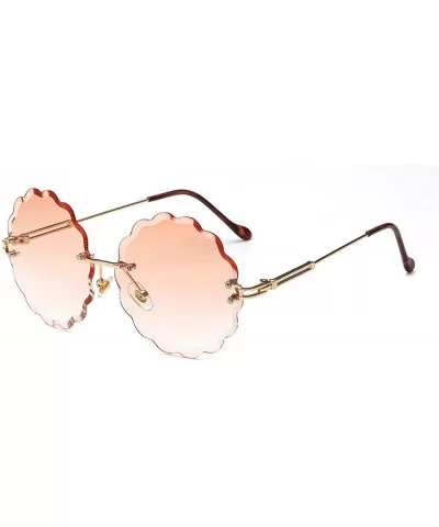 2019 Rimless Sunglasses Women Candy Color Lens Plastic Sun Glasses Classic Vintage Feminino UV400 - Blue - CL18WCZ7KI7 $25.03...