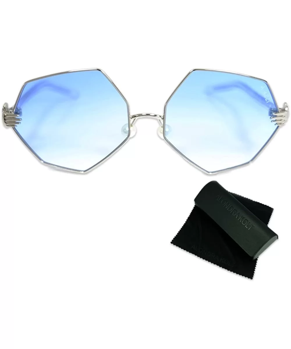 THE LALINE pearl nose pads sunglasses - Blue - CF188MK005K $18.29 Rimless