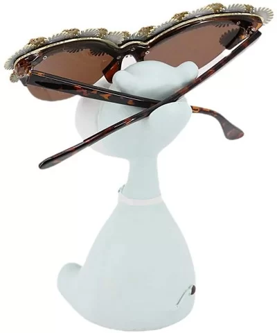 Stylish Metal Bee Decoration Sunglasses UV Protection Frame - Leopard Frame/Daisy - C61939WDUAN $23.77 Cat Eye