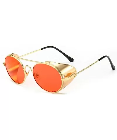 Vintage Sunglasses Fashion Futuristic Glasses - Red - C118NAO25AD $19.01 Rectangular