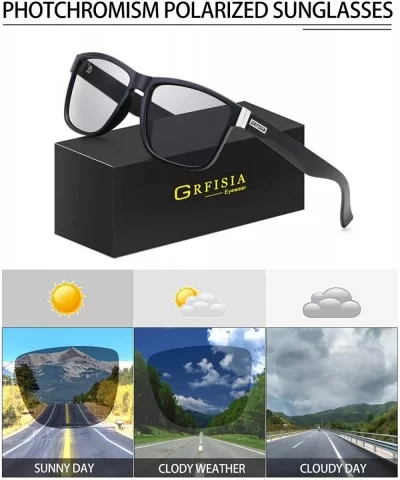 Vintage Polarized Sunglasses for Men and Women Driving Sun glasses 100% UV Protection - CY18XS275MO $28.00 Rectangular