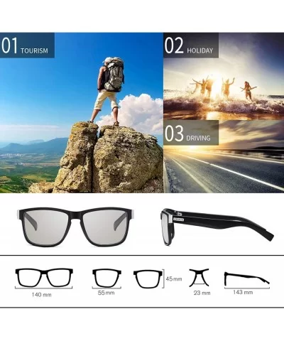 Vintage Polarized Sunglasses for Men and Women Driving Sun glasses 100% UV Protection - CY18XS275MO $28.00 Rectangular