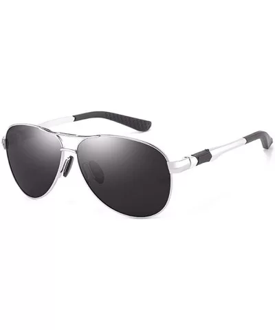 Male Polarizing Sunglasses Aluminum Magnesium Polarizing Sunglasses Toad Glasses Fishing Glasses Driving - D - CZ18QO3WGY0 $5...