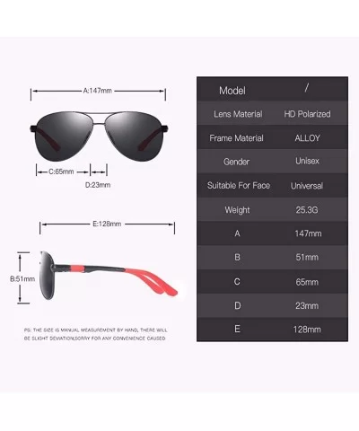 Male Polarizing Sunglasses Aluminum Magnesium Polarizing Sunglasses Toad Glasses Fishing Glasses Driving - D - CZ18QO3WGY0 $5...