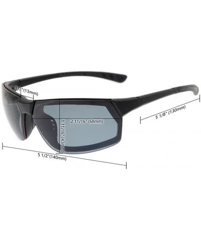 Polycarbonate Polarized TR90 Unbreakable Sport Sunglasses - White/Grey Lens - C412O0GCECS $23.38 Sport