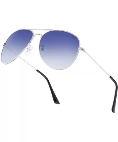 Aviator Sunglasses for Men Women Mirrored Lens UV400 Protection Lightweight Polarized Aviators Sunglasses - CU18U637KYY $18.4...