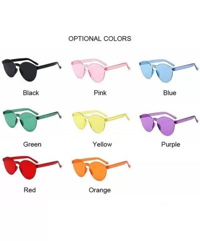 Fashion New Round Sunglasses Women Vintage Metal Frame Yellow Lens Colorful Shade Sun Glasses Female UV400 - C8198ZYLAGU $52....