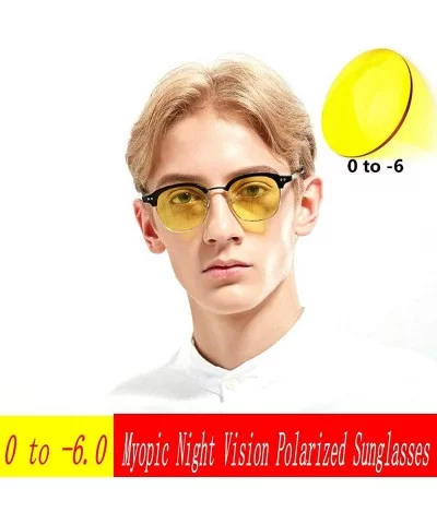 Polarized Sunglasses Nearsighted Goggles Optical - Yellow - CV18YOSNGY6 $36.45 Goggle