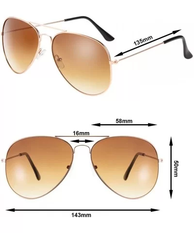 10 Pieces Classic Mirrored Flat Lens Sunglasses Mirrored Lens Metal Frame Sunglasses for Men Women - C118QWSULY8 $36.30 Aviator