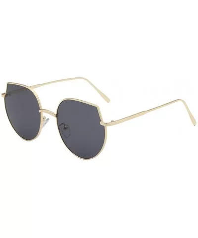 Rimless Multilateral Sunglasses Lightweight Frame UV400 Lens Glasses - B - CH1903ZWIYL $20.62 Oversized