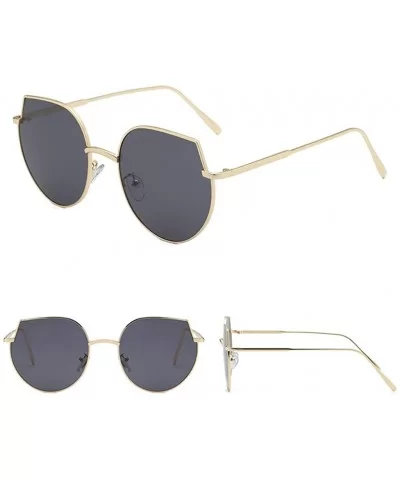 Rimless Multilateral Sunglasses Lightweight Frame UV400 Lens Glasses - B - CH1903ZWIYL $20.62 Oversized