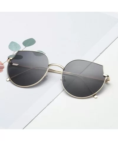 Rimless Multilateral Sunglasses Lightweight Frame UV400 Lens Glasses - B - CH1903ZWIYL $20.62 Oversized