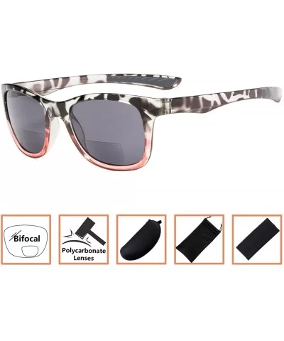 Bifocal Sunglasses Vintage 80's Classic Reading Sunglasses - Pink-demi - CY18NMXZ5K3 $14.02 Sport