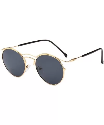 Vintage Sunglasses Trend Small Framed Glasses Craft Dazzle Sunglasses For Women - Gold Frame in Burgundy - CL18THIQDS5 $14.33...