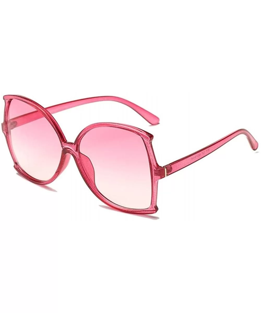 Oversize Butterfly Sunglasses Women Big Fishtail Frame Sun Glasses Men 2020 Retro Eyewear for Female UV400 - CT199QCTHCN $11....