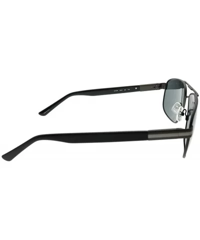 Matte Ruthenium Metal Aviator Sunglasses 61mm - CV18QH0XO8H $92.32 Aviator