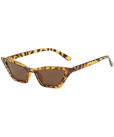 Women's Vintage Cat Eye Sunglasses Ladies Luxury 90's Cateye Sunglasses Retro UV400 Protective Square Eyewear - B - CC195IG3Z...