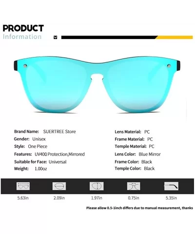 Sunglasses Vintage Protect Eyeglasses - Black Frame Blue Mirror - C8189U8OHNX $13.51 Aviator