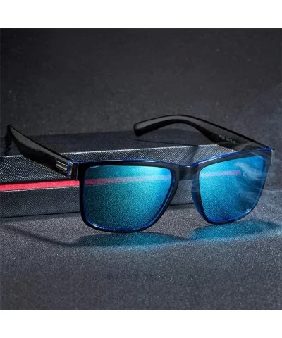 Sunglasses Men Women Mirror Polarized Glasses Driving Unisex Sun Glasses - Gray Lens 1 - CZ194OHINH4 $37.90 Goggle