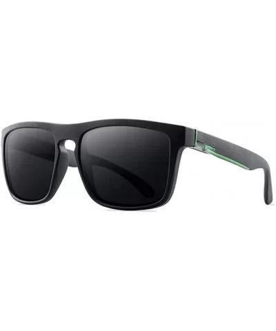 Sunglasses Men Women Mirror Polarized Glasses Driving Unisex Sun Glasses - Gray Lens 1 - CZ194OHINH4 $37.90 Goggle