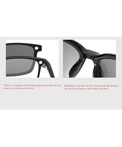 One piece of glasses frame and glasses clip men's and women's sunglasses driving night vision goggles - CY19073ED94 $38.98 Sq...