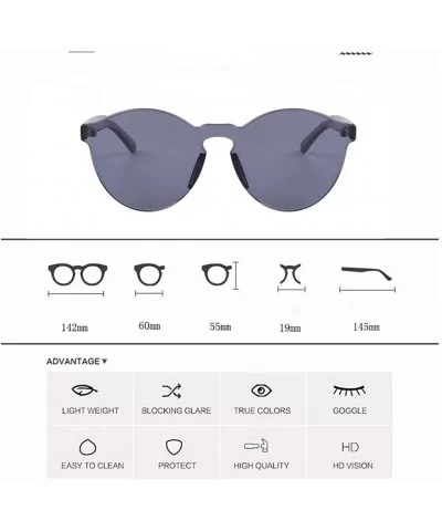 Retro Vintage Cateye Sunglasses for Women Clout Goggles Plastic Frame Glasses Candy Color UV400 - CU18SQS9M73 $10.50 Rectangular