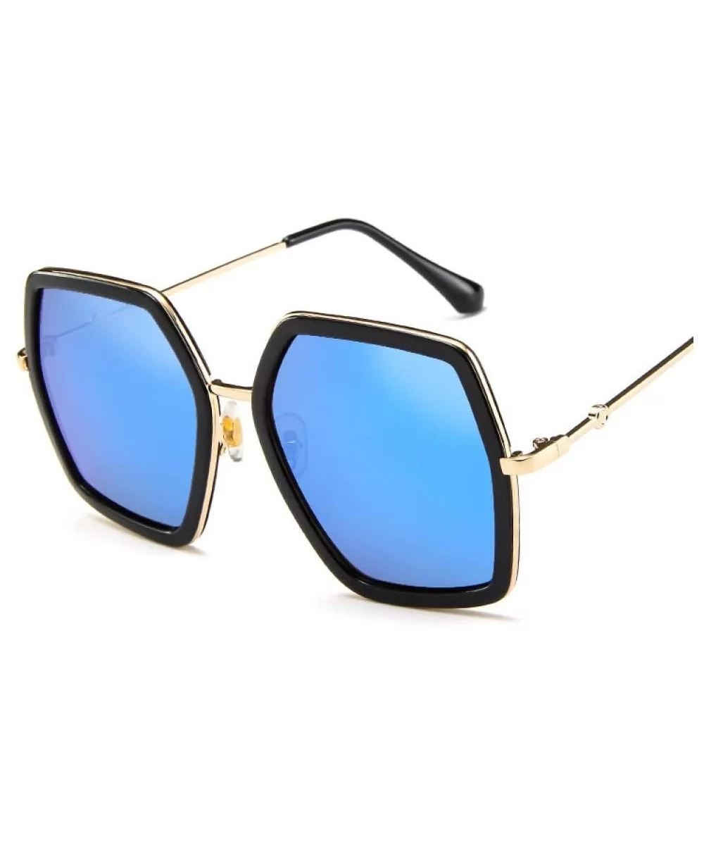 Oversized Square Sunglasses Women Luxury Designer Vintage Sunglass Fashion Big Frame Sun Glasses UV400 - 1 - CT18QZ4SHLT $48....