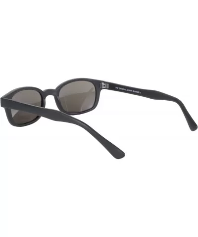 Original KD's Biker Sunglasses (Black Frame/Gold Mirror Lens) - C0112W4C5YN $17.76 Goggle